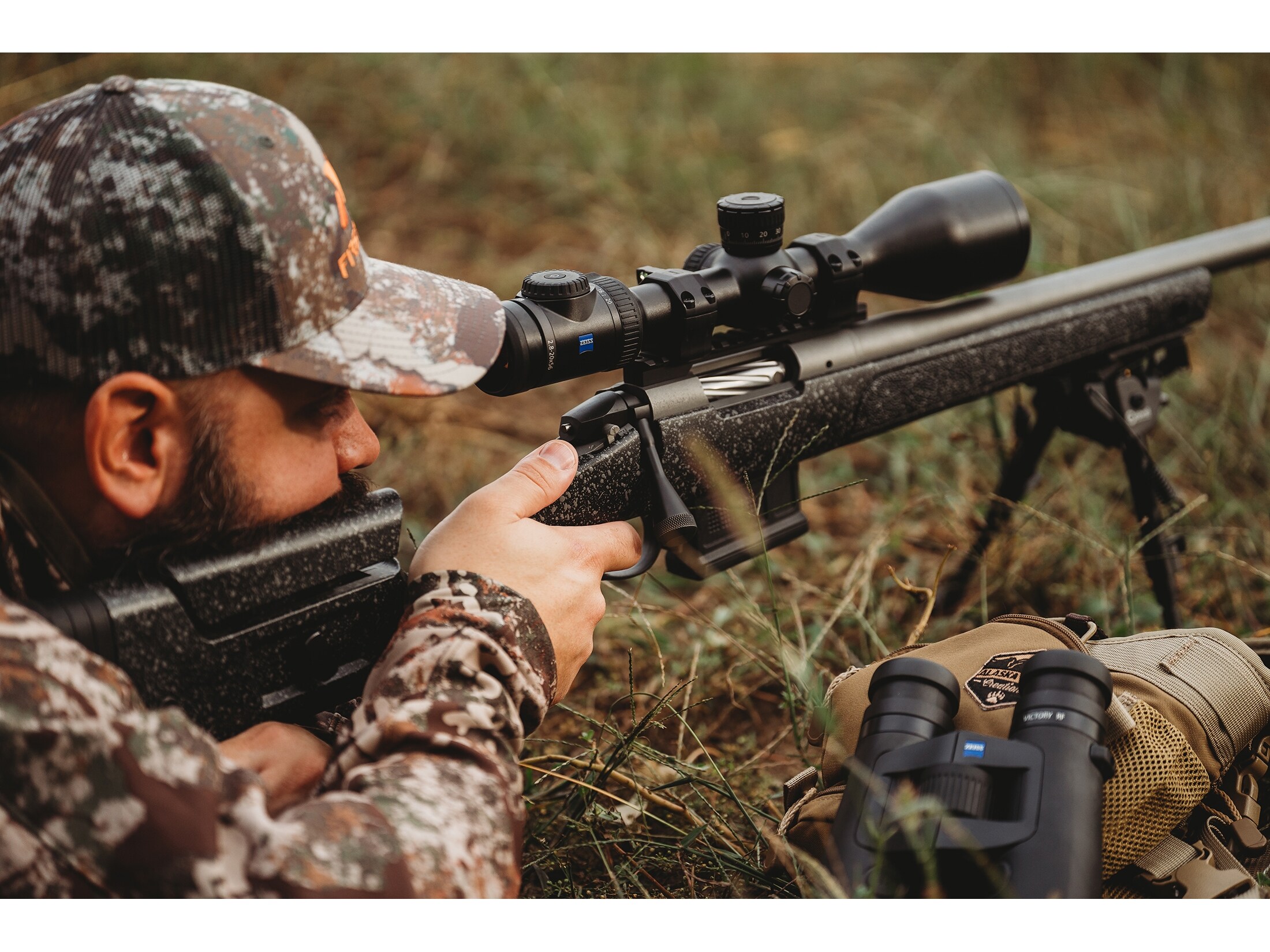 Zeiss V8 N.A. Rifle Scope 2.8-20x 56mm Plex #60 Reticle Matte Black